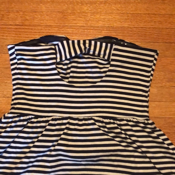 Navy and white striped dress - Picture 3 of 3